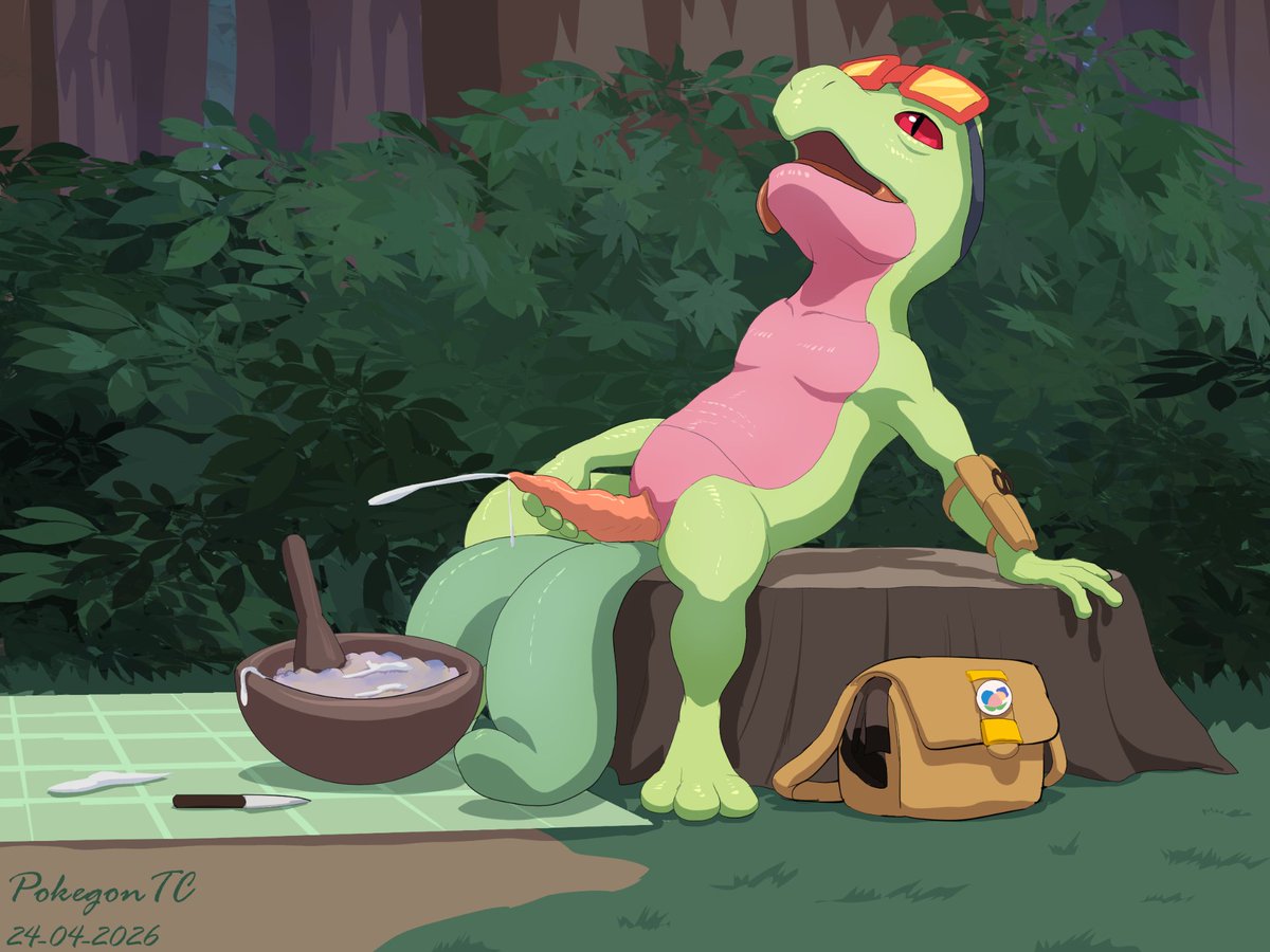[$/OCs/Pokemon] for Plagoo on FA
Isaac the Treecko is known for making incredible potions based on various berries. What could be the secret for it? Well... here we get our answer.