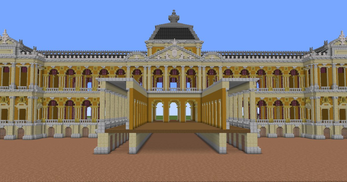 48minhMC's tweet image. ballroom in progress #Minecraft #Minecraftbuilds #minecraft建築コミュ