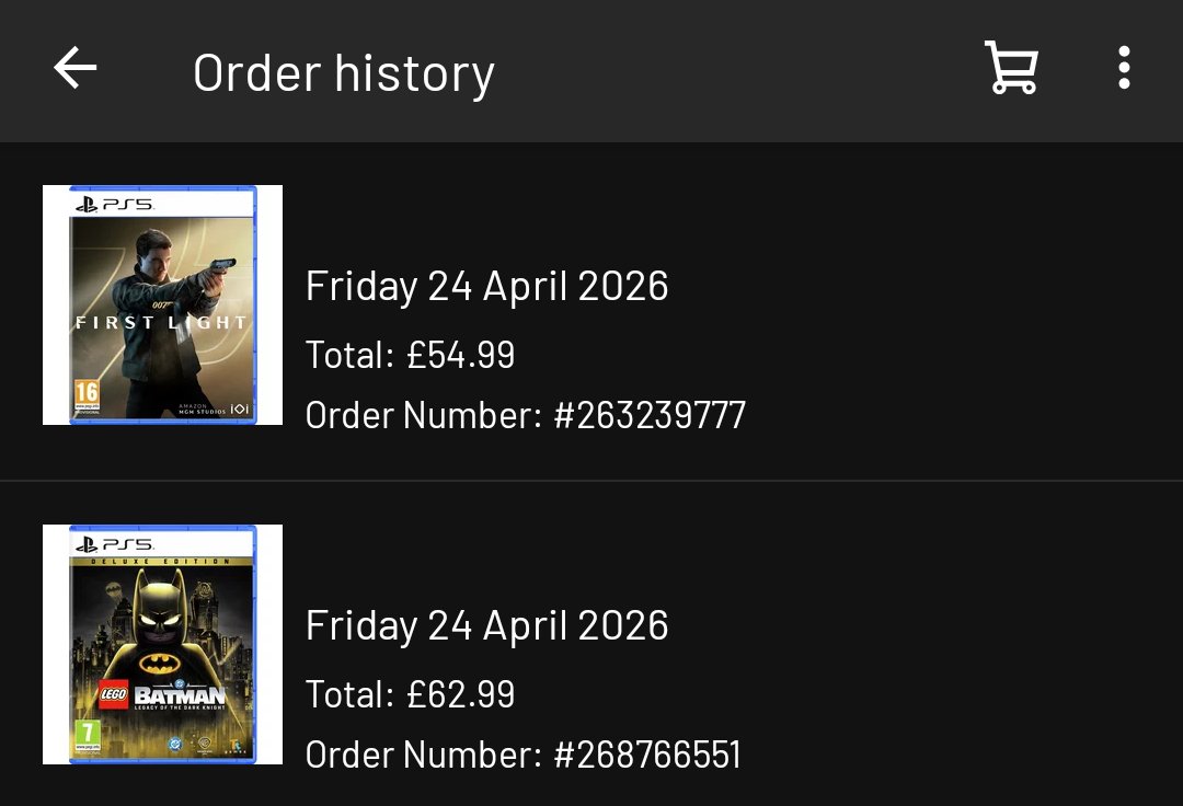 I thought I'd treat myself