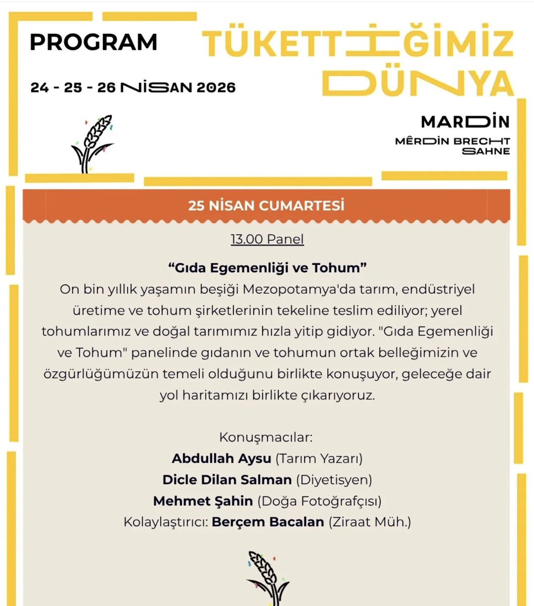 Mardin Ekoloji Derneği tweet media