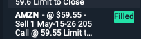 LongShot_Trades's tweet photo. We had a 268% on this AMZN call which I just closed
#portfolio https://t.co/1JL8PkbxgY