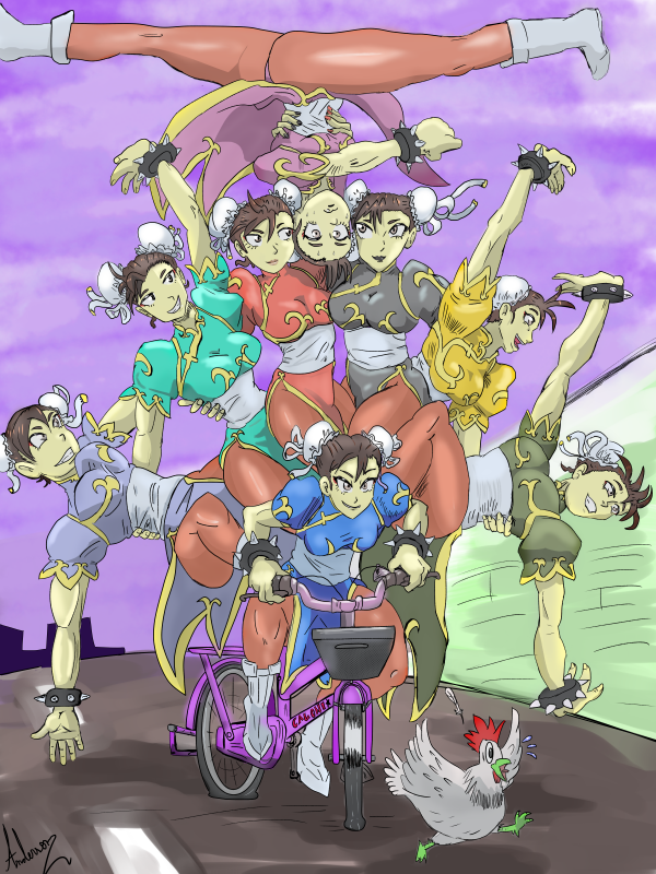 Darkigan's tweet image. Chun Li de street fighter #ChunLi #streetfighter #digitalart