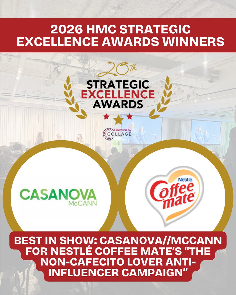 hmchispanic's tweet photo. The bar for cultural marketing excellence has just been raised!

Check out the full winner's circle and the strategies behind the success: https://t.co/bTT45qs789

#HMC2026 #StrategicExcellence #HispanicMarketing #MarketingAwards https://t.co/zmnee4rTzw