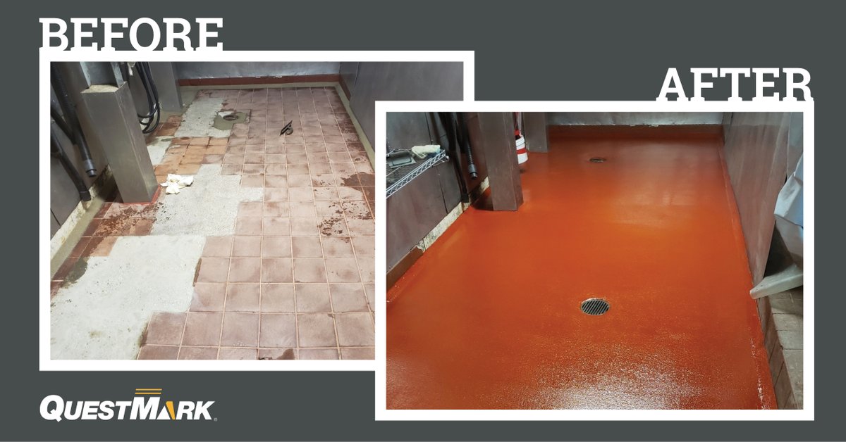 QuestMarkFloors's tweet image. Worn and weathered ▶️ Durable and built to perform

Our flooring solutions don’t just transform the look, they transform the way your space works for you! 💪

#Transformation #BeforeandAfter #NewFloor #CommercialFlooring #PropertyManagement #CommercialProperties