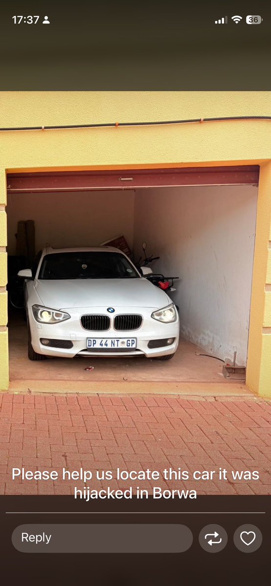 Please help locate the car #stolencar reg number DP44NT GP