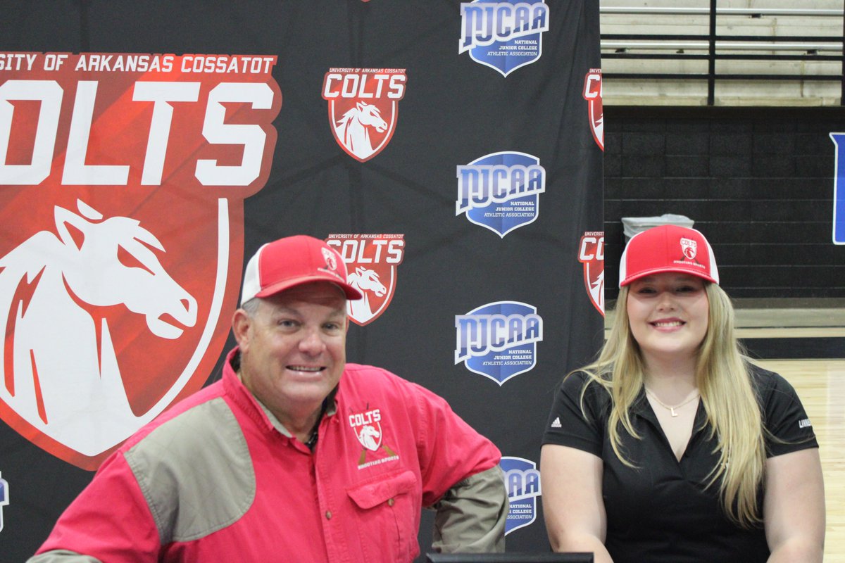 UAC_Shooting's tweet photo. 𝓞𝓯𝓯𝓲𝓬𝓲𝓪𝓵𝓵𝔂 𝓼𝓲𝓰𝓷𝓮𝓭.

Linnea Thompson of Dierks, Arkansas has signed her LOI with UA Cossatot! Congrats Linnea!

#ColtsCountry #SaddleUp https://t.co/fG0Ndw9Yzj