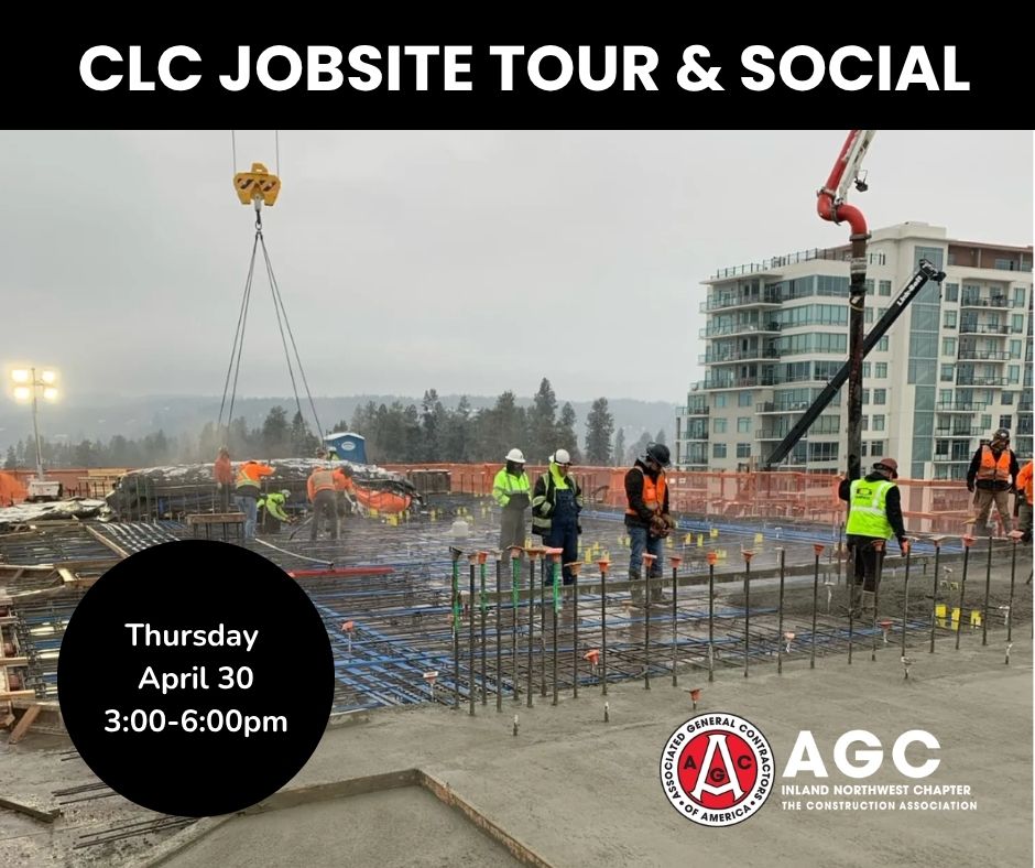 nwagc's tweet photo. The CLC Jobsite Tour led by Garco is next Thursday!

Get an exclusive behind-the-scenes look at one of the area's most exciting projects in a guided tour of the Sherman Tower at 105 Northwest Blvd in Coeur d' Alene, ID. 

Sign up today at: https://t.co/1CNONEg6ba https://t.co/m29jYz1Bsr