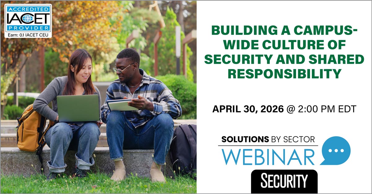 securitymag's tweet image. Campus safety works best when everyone is aligned.

Join this #webinar to see how higher education leaders are building stronger communication plans, testing alert systems, and working with law enforcement to improve campus preparedness.

Register now. ➡️brnw.ch/21x1UCv