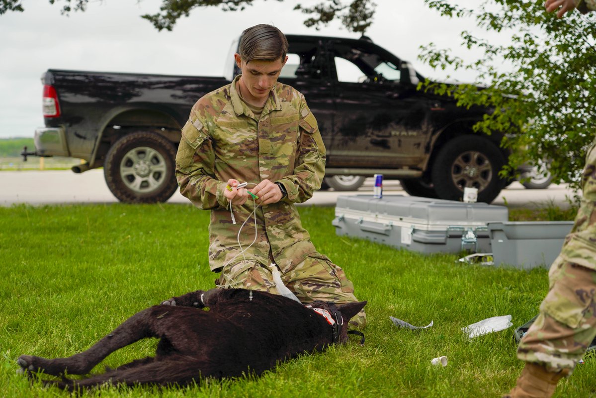 usacac's tweet image. Did you know that the winner of this year’s Top Dog Competition 2026 here on Fort Leavenworth is Spc. Hayden Stewart and his dog Mamut? This elite award honors the best K-9 team for skills in leadership, academics, and tactical tracking. #FunFactFriday #DriveChangeForgeVictory