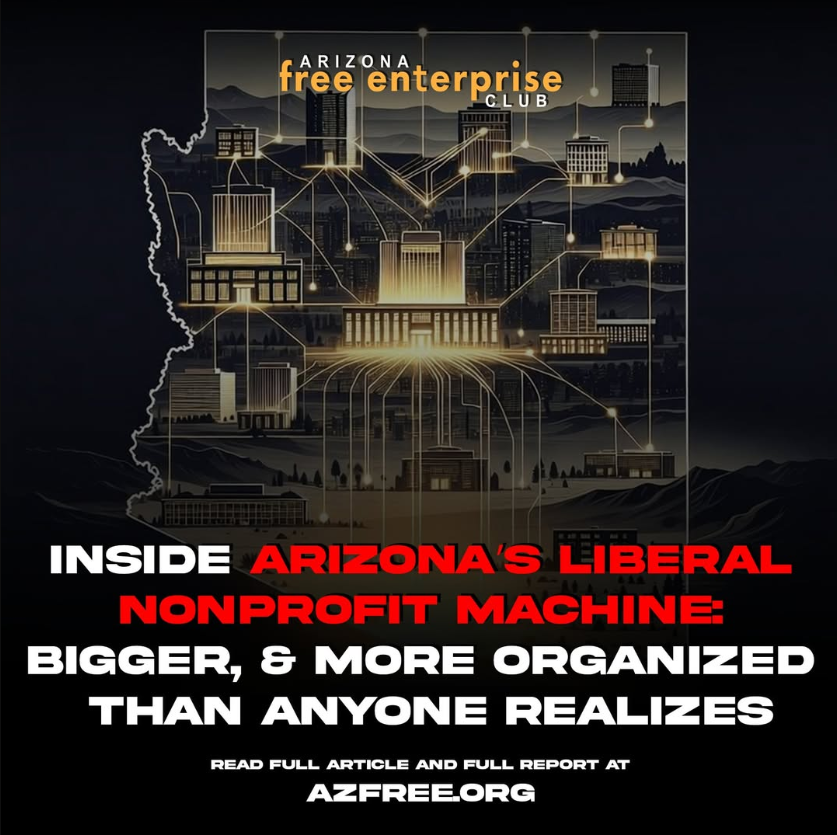 FACT: The Left uses donor-advised funds, national dark-money intermediaries, and teachers’ unions to funnel massive sums into local Arizona groups to influence elections, ballot campaigns, litigation, and media narratives, often with little transparency.

Just look at how they've