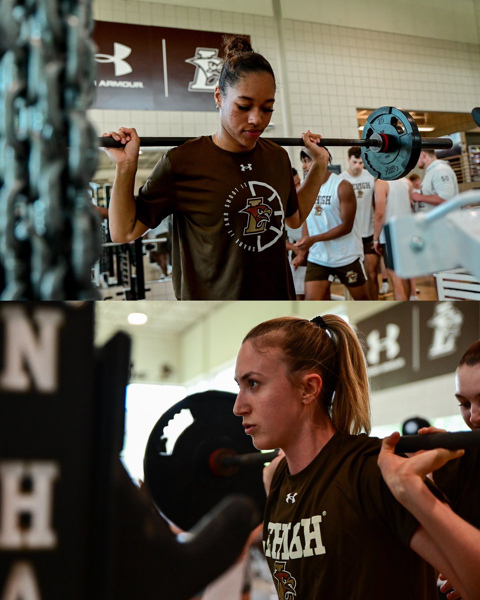 LehighWBB's tweet image. Weight room ‼️

#ShareItAndShootIt | #WE | @LehighSports