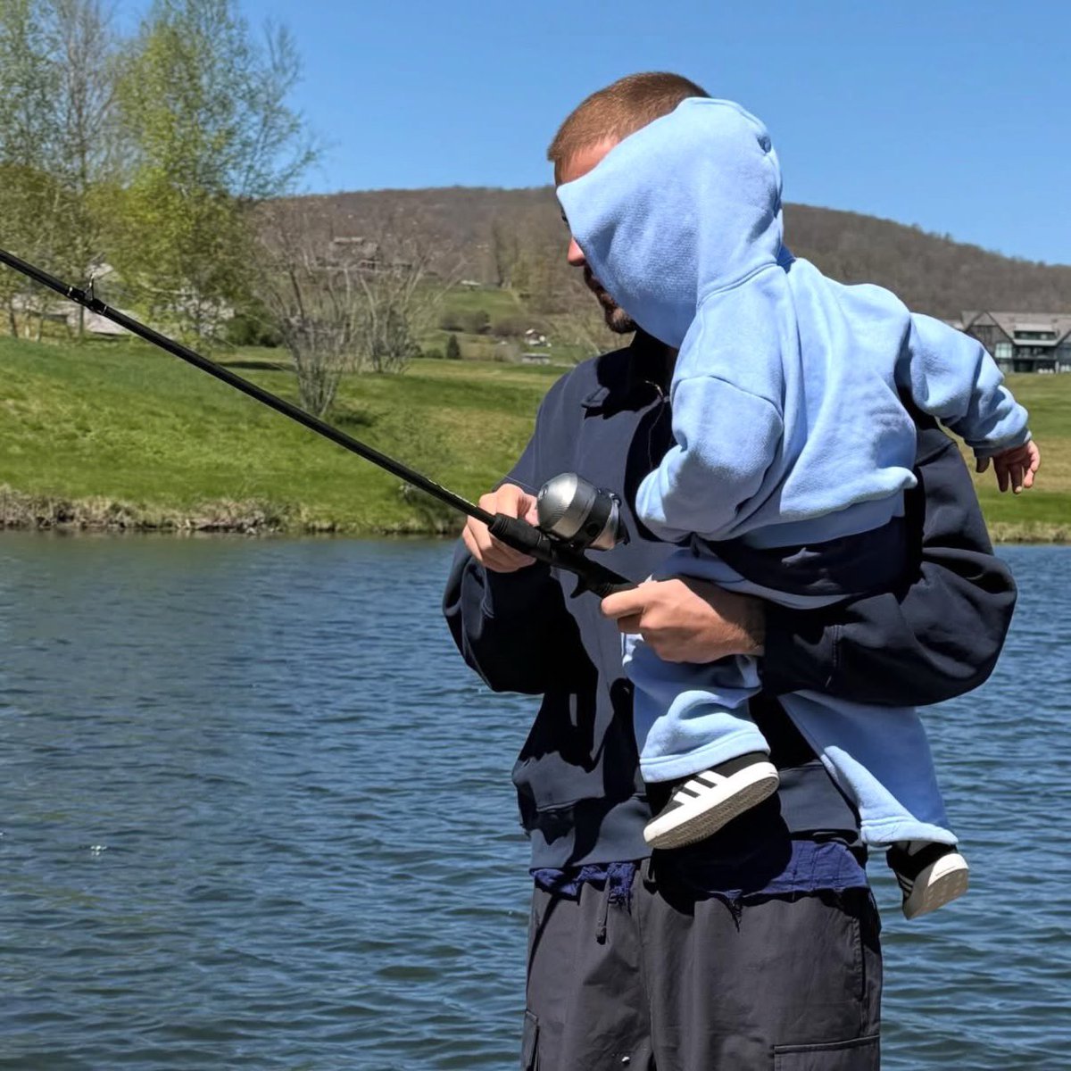 baby justin / dad justin 🩵