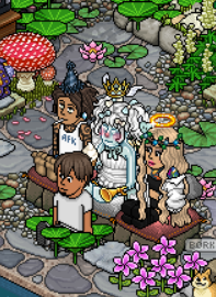 on <a href="/Habbo/">Habbo</a> chillin with Gin, Cupid, Chelly on a friiiiiyay <a href="/cupidhab/">cupid</a>  ;)