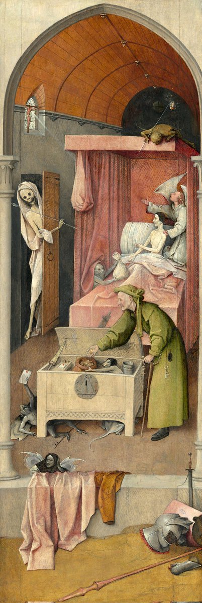 Hieronymus Bosch - Death and the Miser

Tap for a surprise...