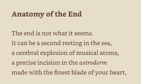 AerisDarko's tweet photo. This poem reveals the true symbiosis between Aeris (Air) and Darko (Darkness). It's a musical outpouring into the deaf soul of the void, leading to a luminous, twisted ending. #Astroderm is a word I created for this special poem that seals the archive.
#Poetry #Autopsies #SkySkin https://t.co/GPZGqZnjbo