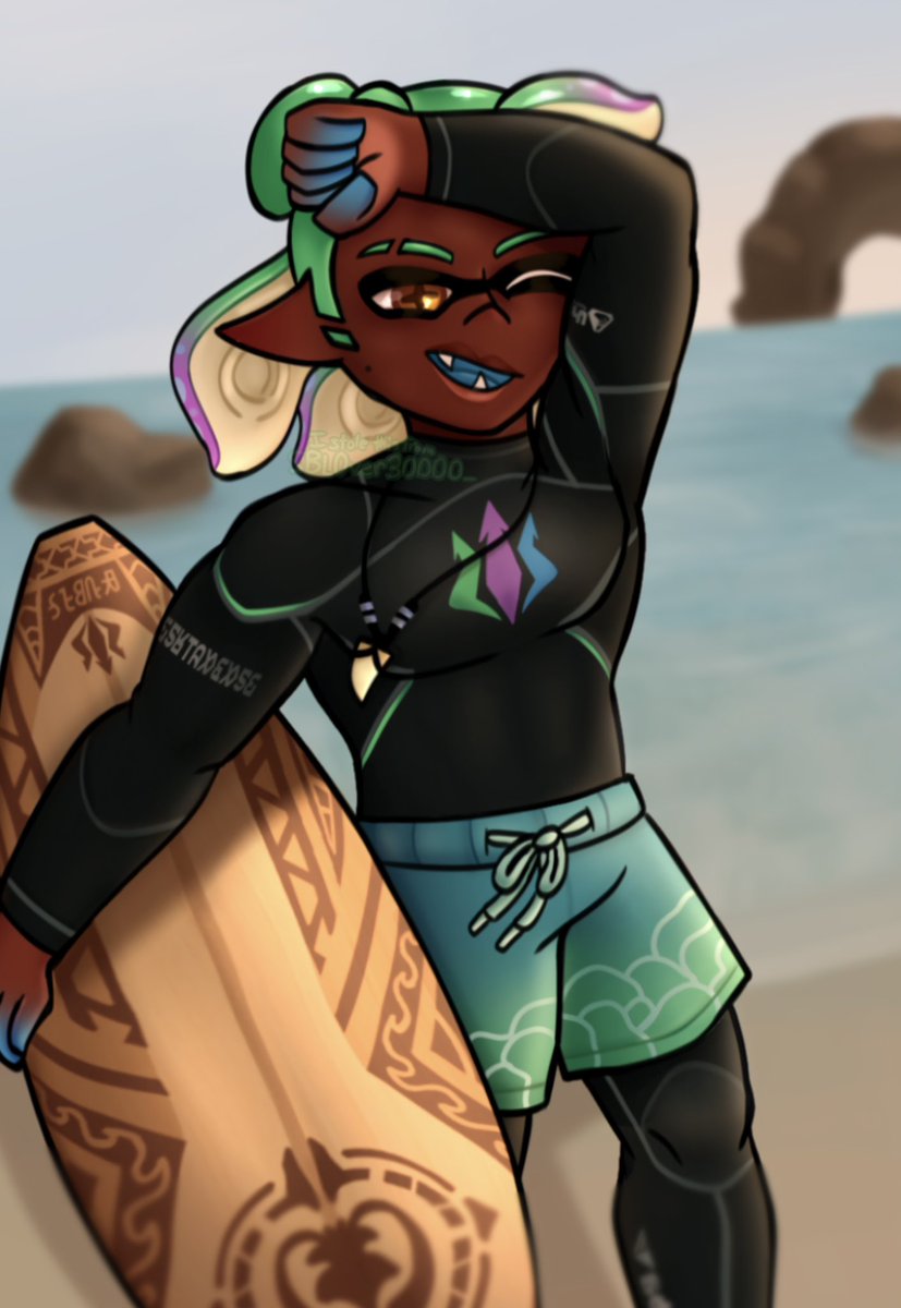 SBL0ver30000_'s tweet photo. Unposted drawing of Makeo I did last week while I was in a summer mood 🏄♂️🏄♂️ very good practice for rendering :D
#SplatoonOC #SplatoonMarineTeam #Splatoon #OC #OriginalCharacter https://t.co/6LamDmkEwP