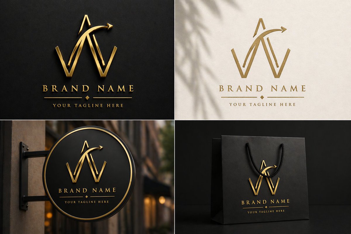 RimDesings's tweet image. Can you spot A and W in this logo? 👀✨
#logo #logodesign #brand #minimallogo #graphicdesign #adobillustration