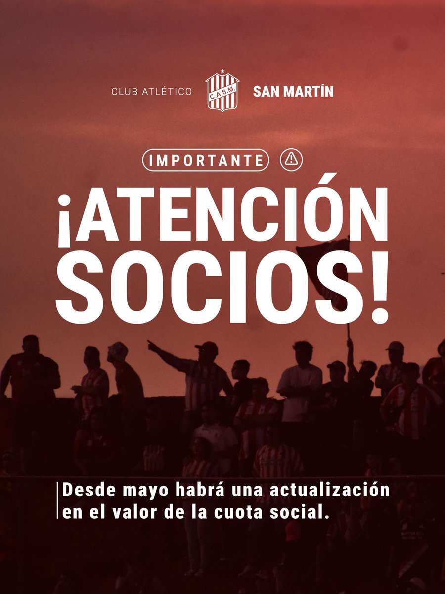 Club Atlético San Martín tweet media