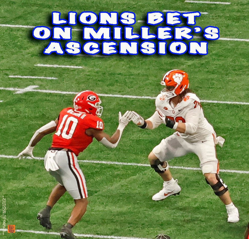 DraftnastyCom's tweet photo. With expectations at an all-time high, the @Lions bet  https://t.co/leu6Wd4rdc on an #ascending prospect. https://t.co/XrMl8e3Op0