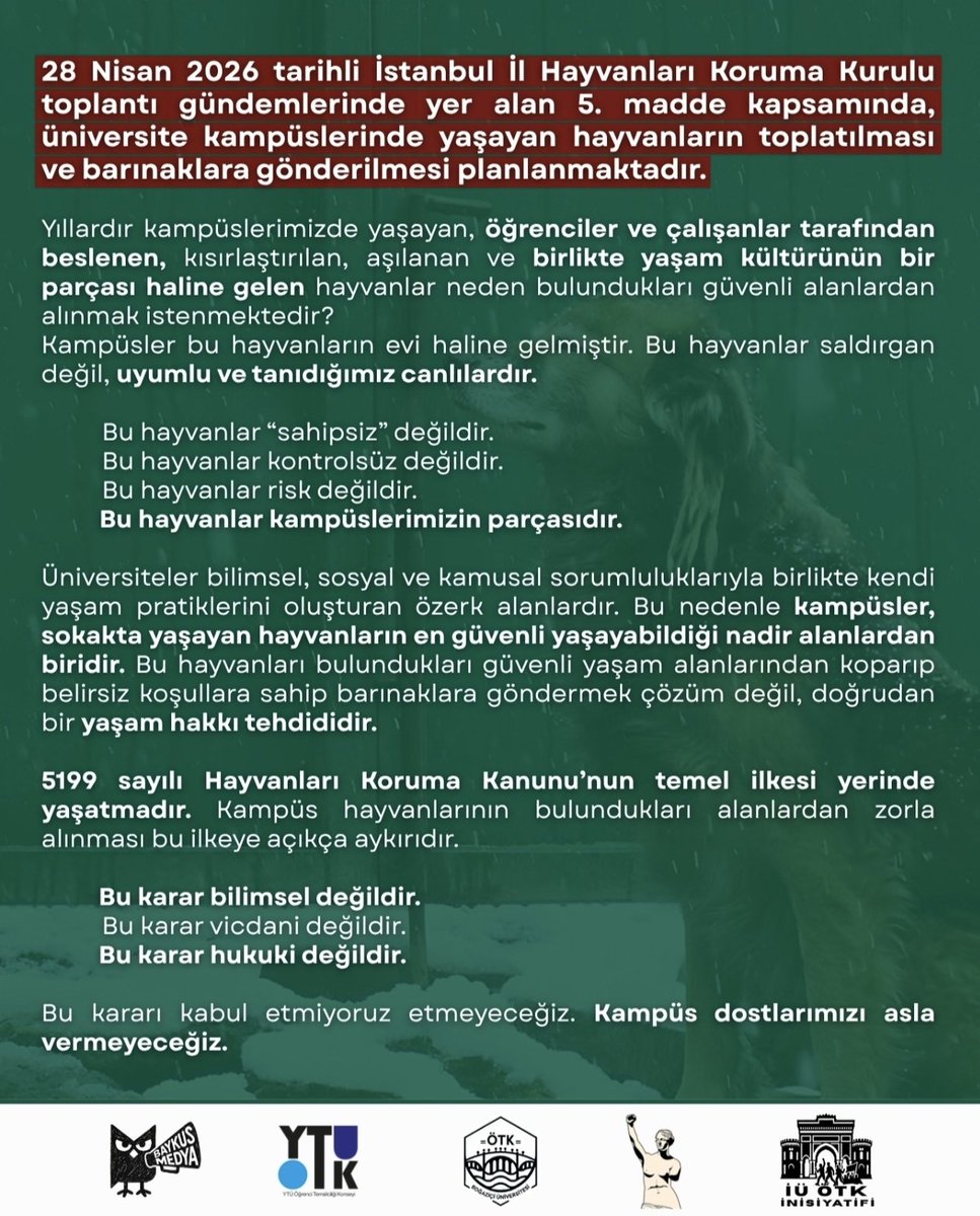 Boğaziçi Üniversitesi ÖTK tweet media