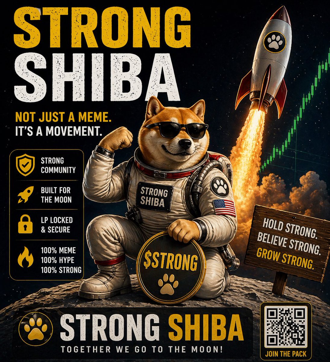 StrongShiba2026's tweet image. 🚀 STRONG SHIBA ISN’T JUST A MEME — IT’S A MOVEMENT 🐕💪

Diamond hands. Real community. Relentless momentum.
If you know, you know. If you don’t… it’s time. 👀

💰 $STRONG is loading… are you in or watching from Earth?

#StrongShiba #CryptoCommunity #MemeCoin #Altcoins