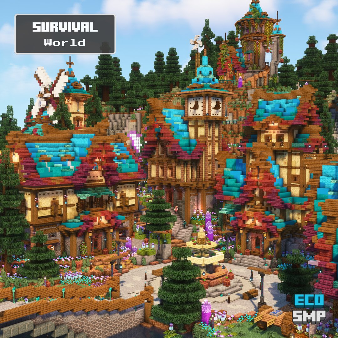 EcoSMP_Official's tweet image. 📚 Azure Library

A detailed fantasy library built as part of our larger Azure Village project. It features a full multi-level interior, a tall clock tower, and intricate architecture.

📥 Downloads: patreon.com/posts/azure-li…

#Minecraft #MinecraftBuilds
