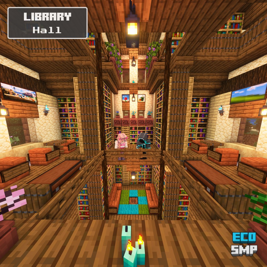 EcoSMP_Official's tweet image. 📚 Azure Library

A detailed fantasy library built as part of our larger Azure Village project. It features a full multi-level interior, a tall clock tower, and intricate architecture.

📥 Downloads: patreon.com/posts/azure-li…

#Minecraft #MinecraftBuilds