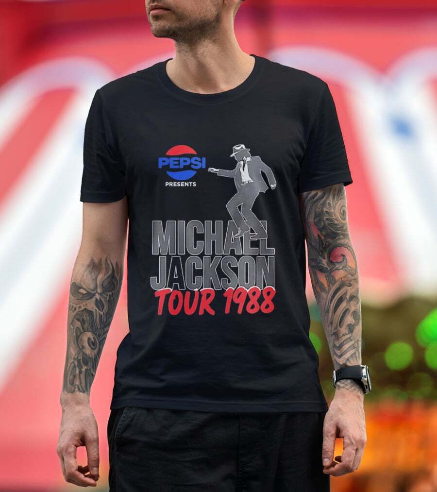 zereviabrand's tweet image. Headphones on kind of mood: This Pepsi Presents Michael Jackson Tour 1988 T-Shirt brings back such nostalgic vibes! It’s amazing how music connects us through time. zerevia.com/product/t-shir…

#MichaelJackson #80sFashion #RetroVibes