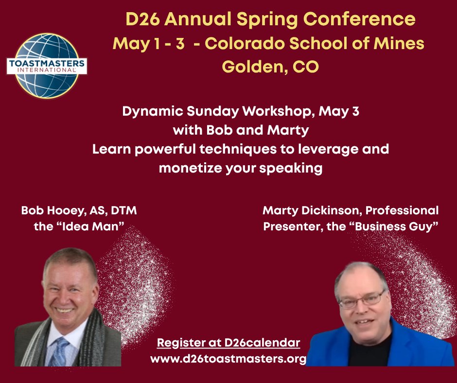 District 26 Toastmasters tweet media