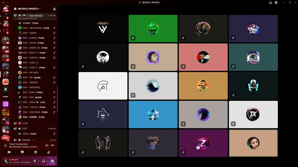 NVR_ESP's tweet image. اجتماع رسمي بين ليدر منظمة NEVER E-SPORTS وصناع المحتوى في المنظمة
تمت مناقشة خطط وأفكار جديدة لتطوير محتوى صناع المحتوى
كما تم التحدث عن دخول المنظمة إلى عالم Free Fire والتخطيط للمحتوى القادم الخاص بالمنظمة
ترقبوا المفاجآت القادمة ♥️🔥

#NEVERESPORTS #Esports #nvr #FreeFire