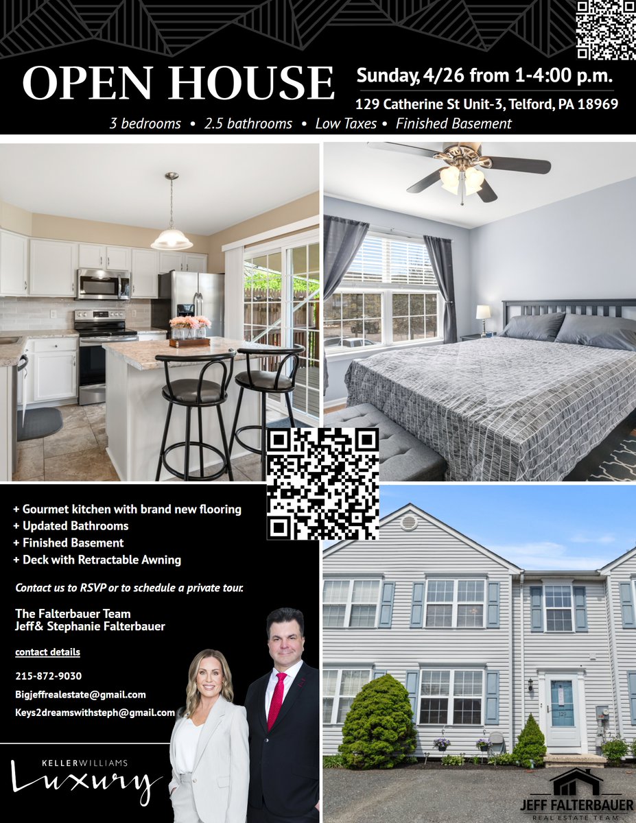 J_Falterbauer's tweet image. OPEN HOUSE: SUNDAY 4/26: 1-4PM -Don't miss this one!
129 Catherine St #3, Telford, PA 18969 $349,000
Call Jeff for more info 215-872-9030
 
MLS Link:
matrix.brightmls.com/matrix/shared/…
Video Link:
 youtube.com/shorts/A7mFnRN…
 
#homeforsale #openhousesunday  #telfordpa