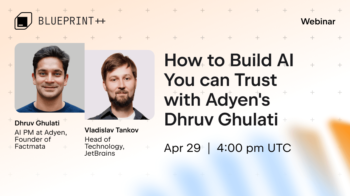 ¿Qué se necesita para construir una IA confiable?

Dhruv Ghulati, de Adyen, ha desarrollado productos para detectar fraudes, identificar desinformación y procesar pagos. El 29 de abril a las 16:00 UTC, compartirá consejos sobre gobernanza, métricas de éxito y la construcción de