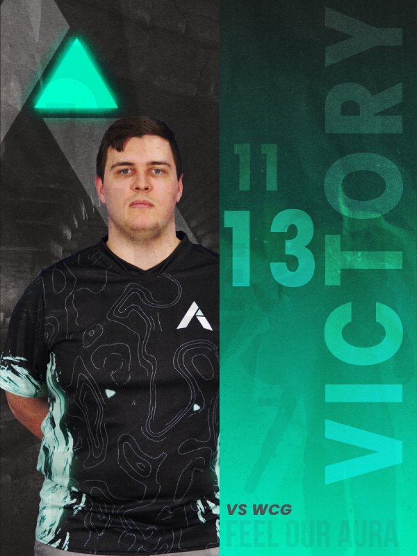 Starting off with a BANG.
We take a 13-11 victory against WCG to start things off.
GGs to them!
We take on <a href="/Wildcard_GG/">Wildcard</a> next!
Let's keep it going.
#FeelOurAURA