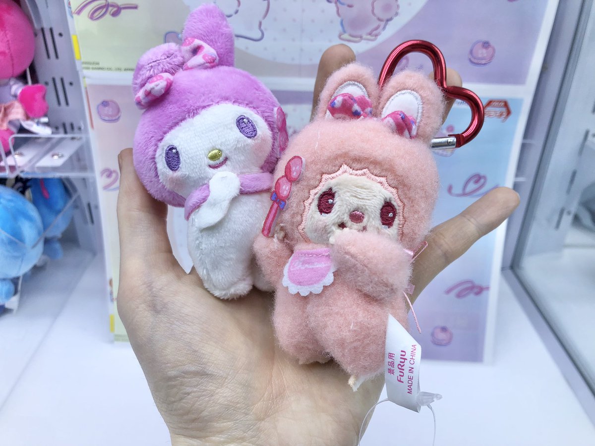 ?新景品情報? チムたん × #マイメロディ おそろいいちごリボン 