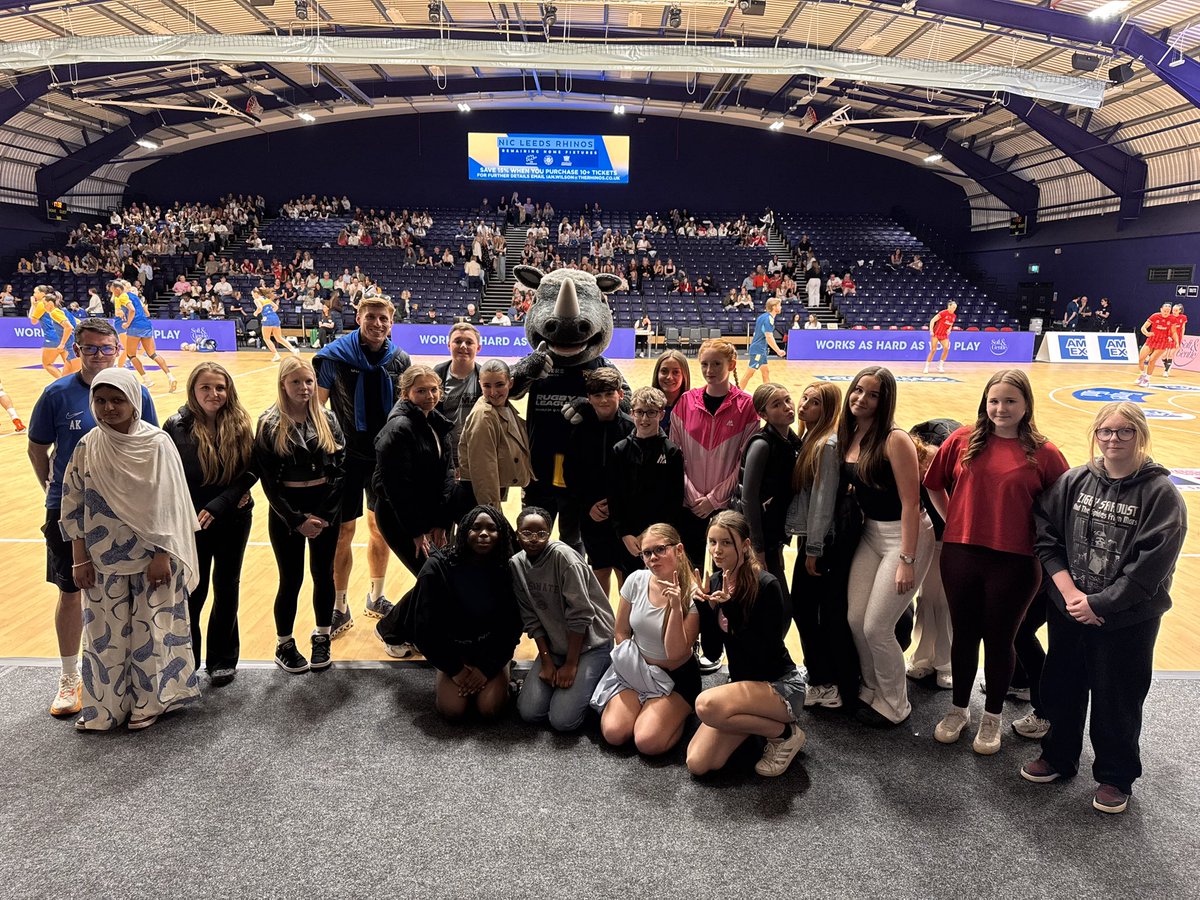 ManorCroft_PE's tweet photo. MCA students loving life at the Leeds Rhino’s vs Nottingham Forest Netball Super League game tonight! 🙌🏻 

#TeamMCA
@DeltaManorCroft https://t.co/WNKbXiPQD3