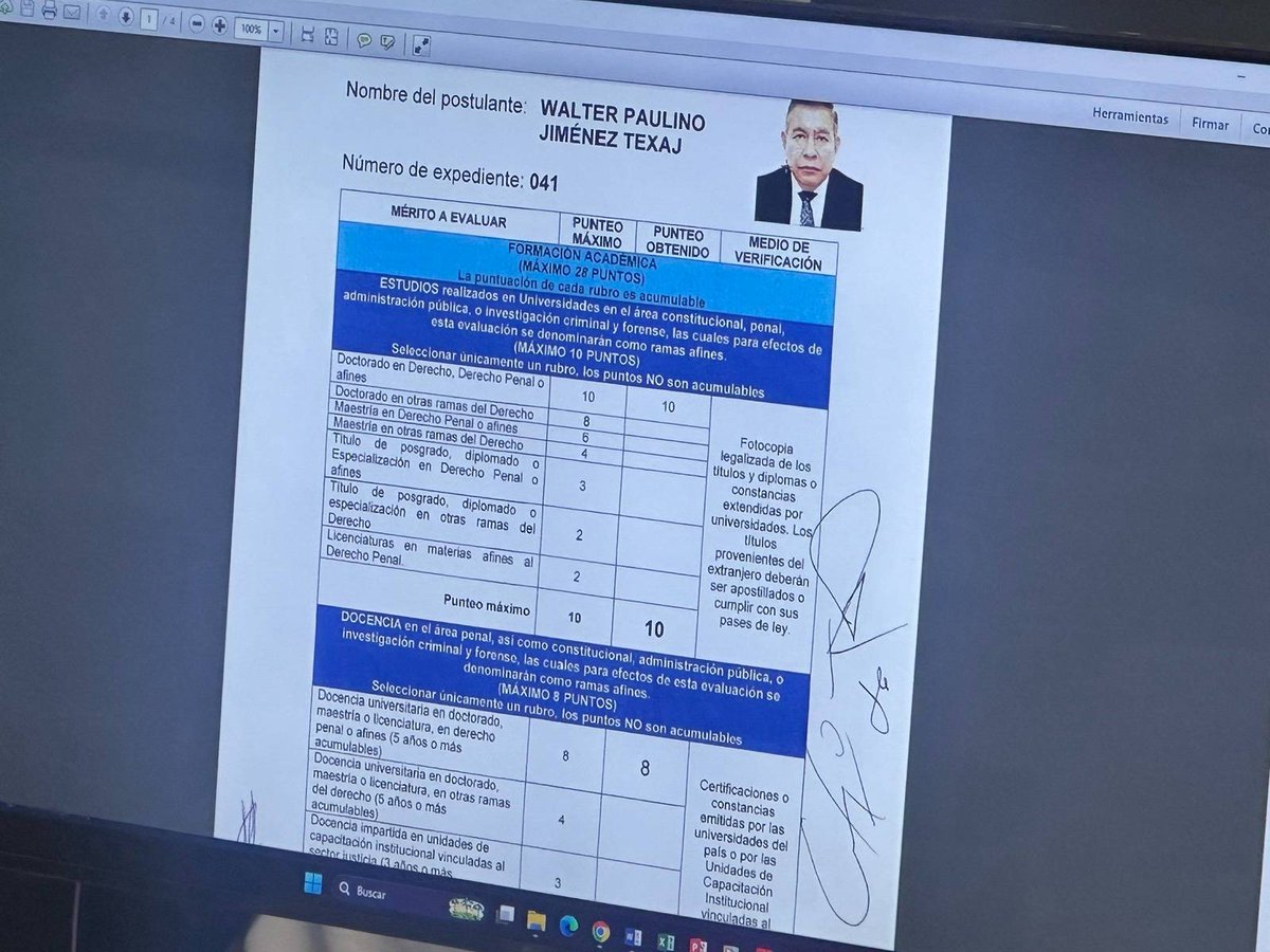 PrensaComunitar's tweet image. Walter Paulino Jiménez Texaj queda fuera del proceso de fiscal del #MP

El exmagistrado de la Corte de Constitucionalidad fue evaluado con 44.73, se le restaron puntos por su carrera judicial y solo acreditó cinco años de ejercicio liberal por su gestión en la máxima corte. Su