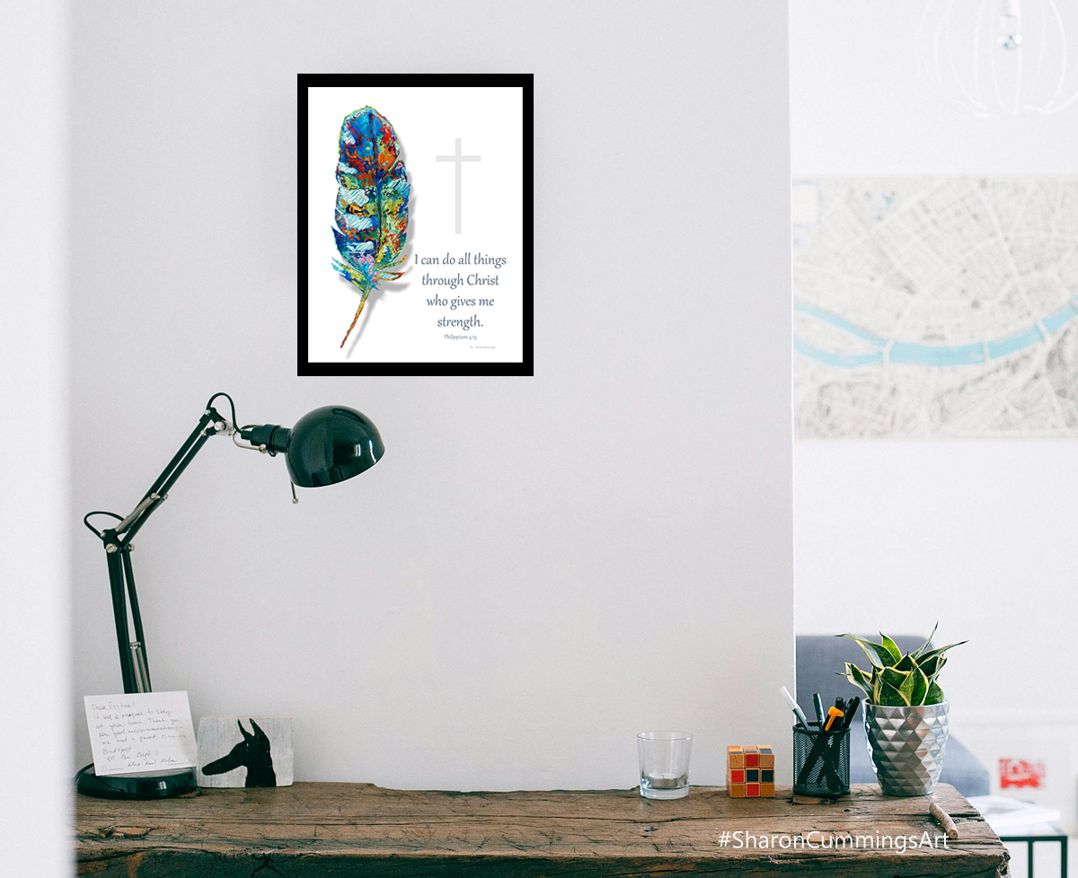 Terracegallery's tweet image. Strength: fineartamerica.com/featured/chris… #christian #gifts #bibleverses #bible #scripture #jesus #christianity #spiritualtruth #feathers #colorful #faithatwork #faith #hope