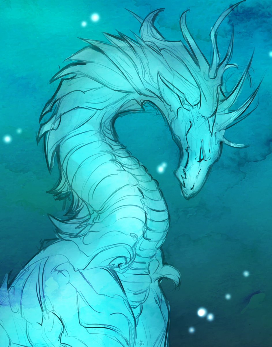 Clumssy_potato's tweet image. Just a random dragon х)
#art #dragon #ghost