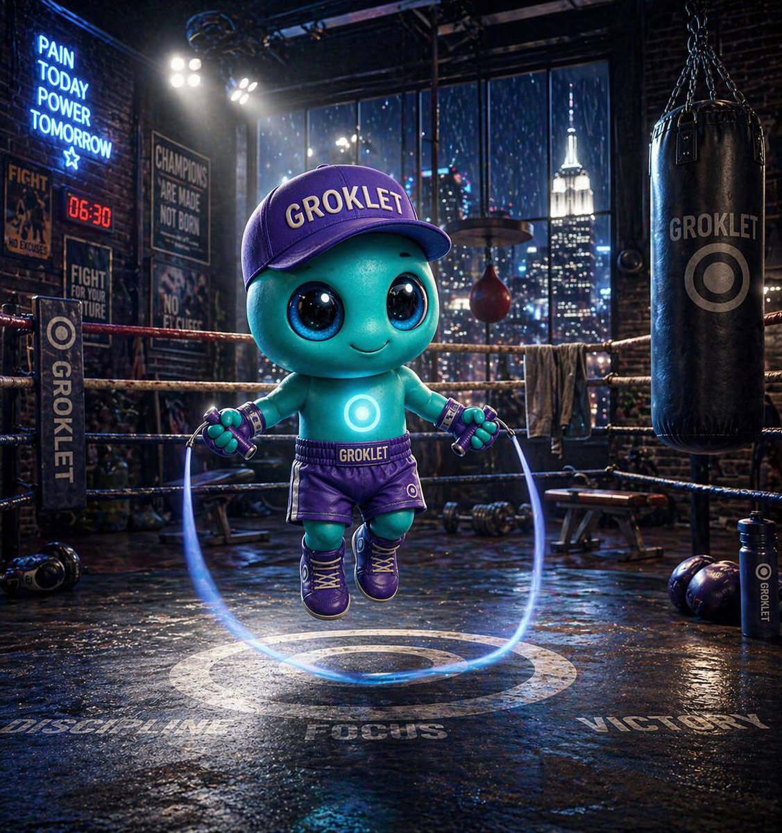 GrokletFanClub's tweet photo. The #GrokletArmy knows how to punch! They’ve been training for ages… https://t.co/28QlOOusUG