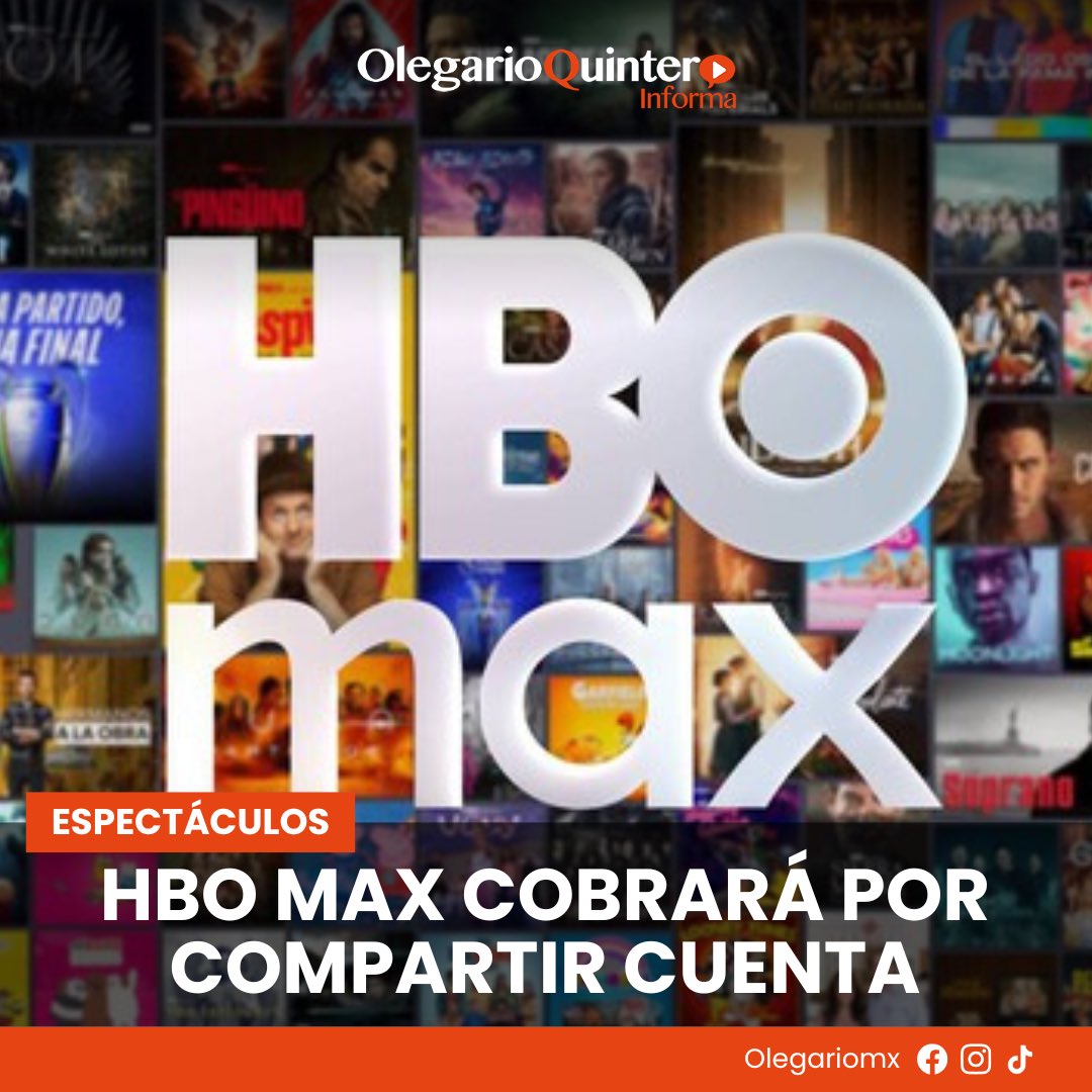 OlegarioMX's tweet image. Si compartes tu cuenta fuera de tu casa, tendrás que pagar extra 😱

El costo será de 79 pesos al mes por usuario adicional 💸  

Cada persona tendrá su propia cuenta, pero solo un dispositivo a la vez 📱

#HBOMax #Streaming #Mexico #Series