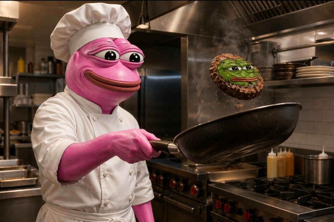 $PORK 🐽 will flip $PEPE 🐸 Again.
