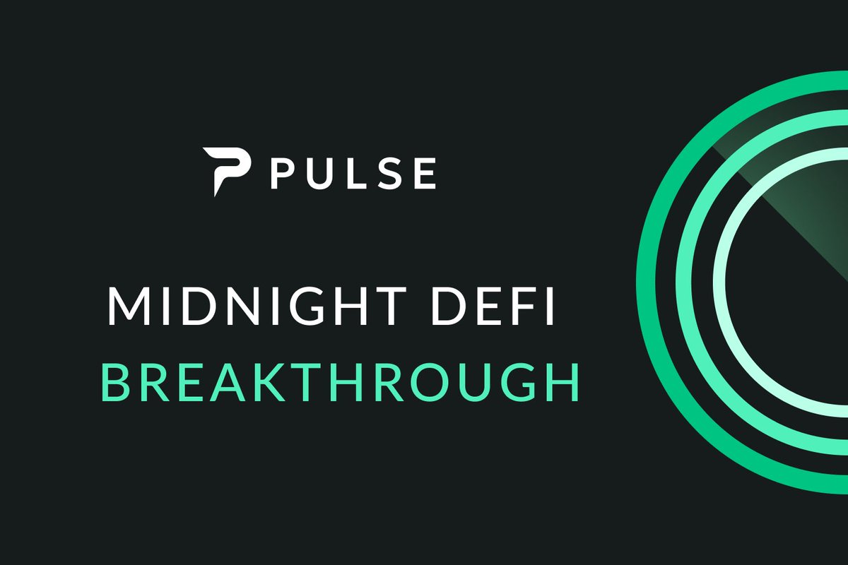 Pulse | Midnight’s Privacy DEX tweet media
