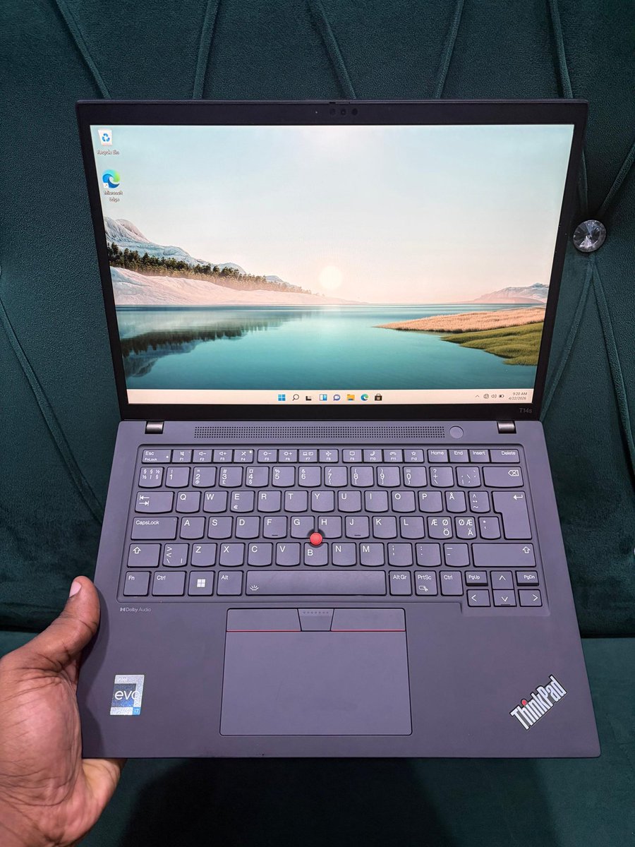 🚨 Weekend Deal Alert! 🔥

(BRAND NEW NO BOX) Lenovo ThinkPad T14s 💻

⚡ 13th Gen Intel Core i7  
⚡ 32GB RAM  
⚡ 512GB SSD  
⚡ Face ID + Fingerprint  
⚡ Comes with Charger  

Clean premium business laptop — fast, sleek &amp; reliable.  

Price-₦630,000  

📩 DM to order 🚀🚀🚀