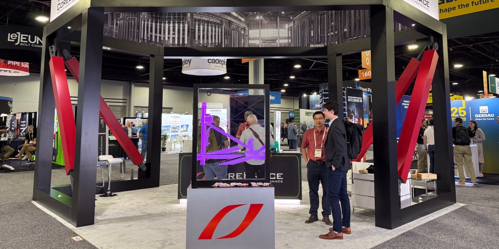 TechgenMedia's tweet photo. Structural steel took center stage in Atlanta, where CoreBrace, Gerdau, Peddinghaus and Akyapak showcased solutions for seismic performance, steel supply and structural fabrication. https://t.co/ysoygcHRBZ