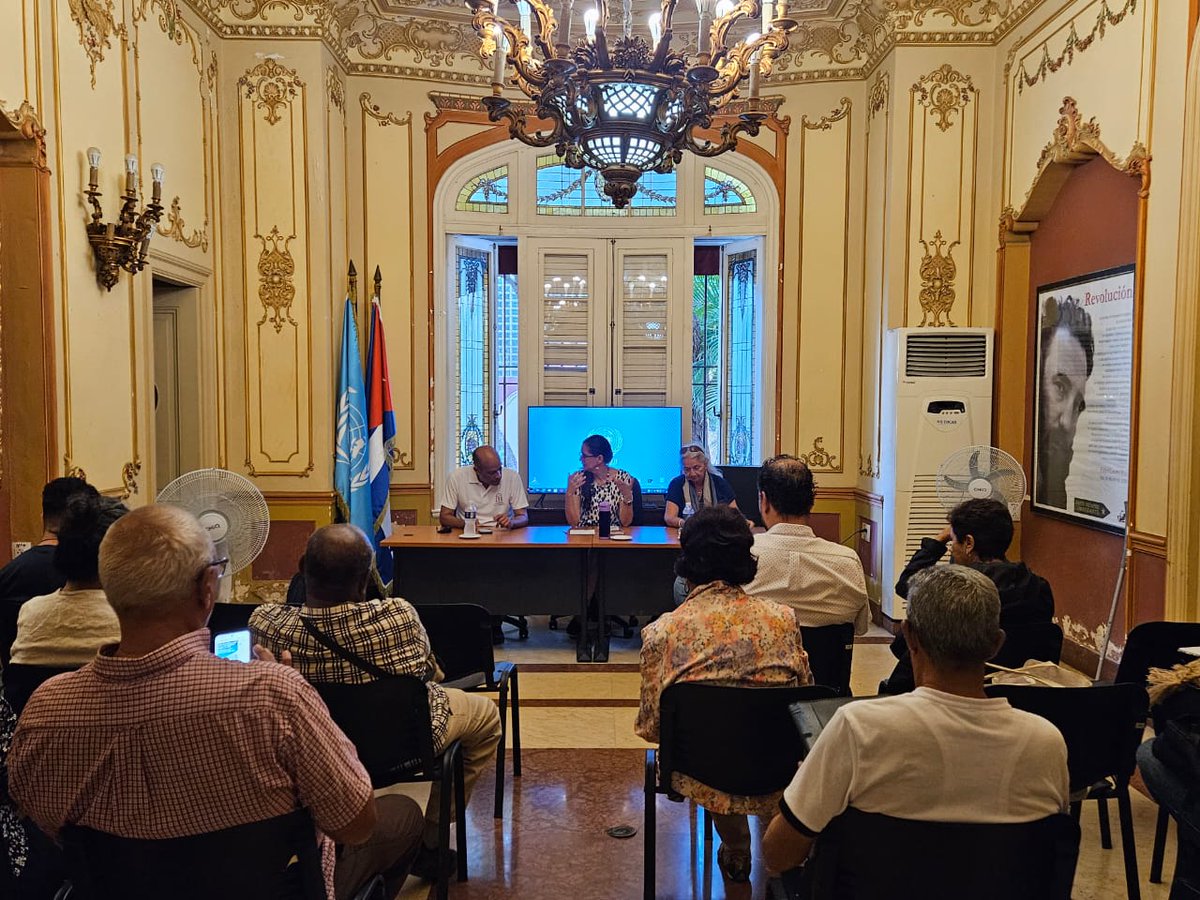 AcnuCuba's tweet photo. El Día Internacional del Multilateralismo y la Diplomacia para la Paz se celebra, el 24 de abril. En homenaje, a esta fecha, la #ACNU acogió un panel, bajo el título de "Perspectivas y desafíos del multilateralismo y la diplomacia para la paz en el contexto global actual". https://t.co/zb52v2OWn8