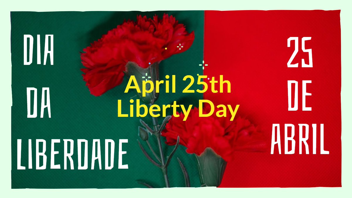 HistoryMattersX's tweet photo. 🇵🇹 Today, #Portugal commemorates the #CarnationRevolution which took place on Thursday #25April 1974.
It also marks the first free #elections in Portugal, held on Friday, 25 April 1975.
In Portugal, 25 April is also a national holiday.
#DiaDaLiberdade #LibertyDay https://t.co/Arb89UfQdI