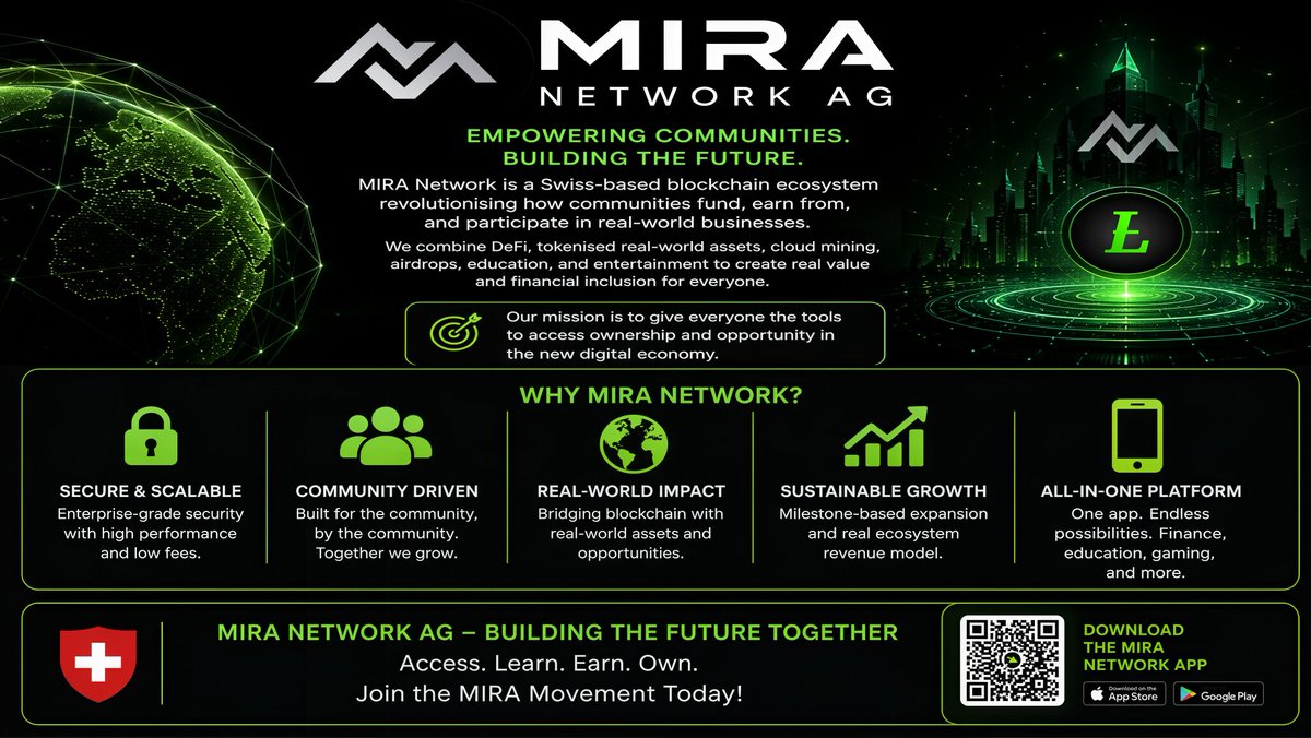 jejemira03's tweet image. Before the roadmap is public.
No distractions.
Only what matters about MIRANetwork.
Your insight counts.

#RWA #tokenization #Mirex #Lumira #Web3