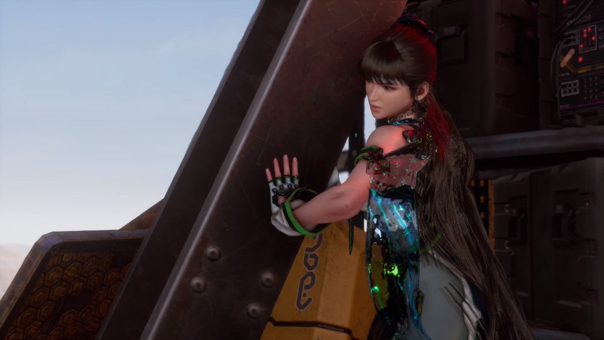 Michel4PTG's tweet image. EVE from "Stellar Blade" is trying to rescue the service drone.

The service drone got trapped under a large construction bar and can't continue the maintenance work on the power tower. EVE has to free the drone to restore power. 🎮🐱❤️

#PS5share #Screenshots #StellarBlade