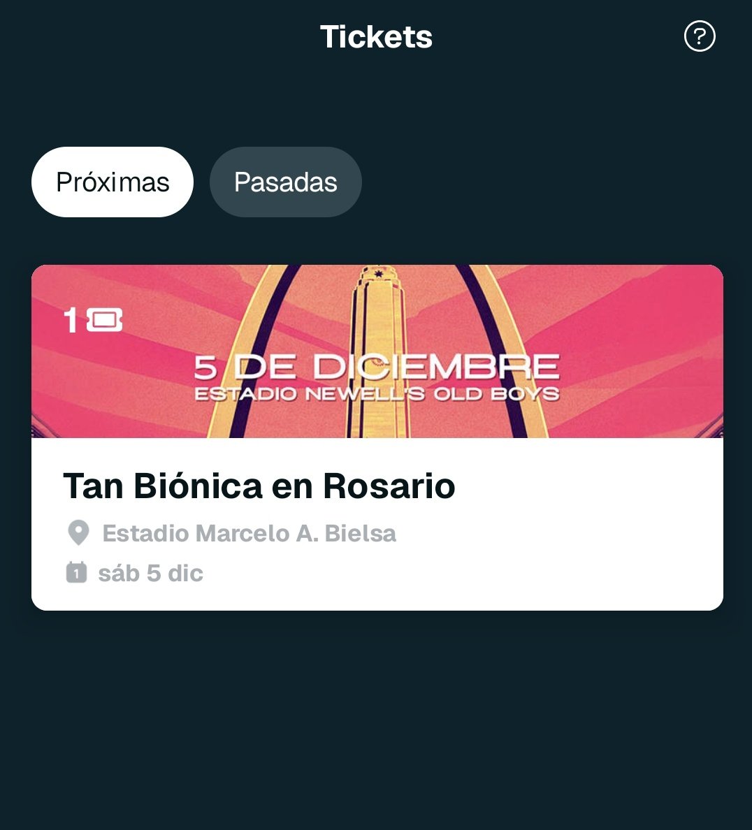 Sin pensarlo, sin dudarlo.. 
Qué lindo verte en Rosario!!! 
<a href="/tanbionica/">TAN BIONICA</a> 
<a href="/CHANOTB/">CHANO</a>
