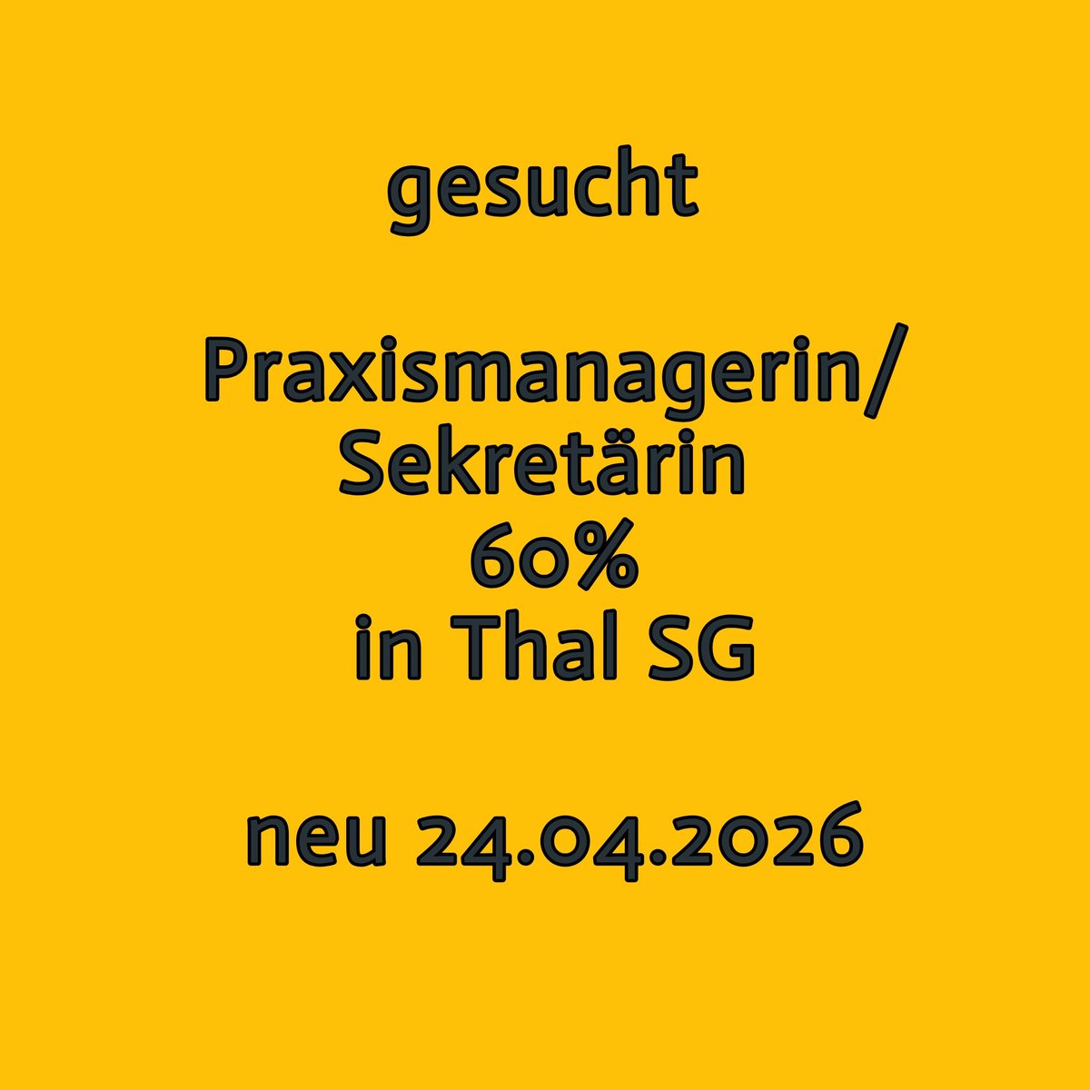 Swissdentjobs's tweet image. ***Neu gesucht***
Praxismanagerin/Sekretärin 60% in Thal SG 

Super attraktive Anstellung zu vergeben!

#st.gallen #dentalhygienikerin #dentalassistentin #prophylaxeassistentin #swissdentjobs